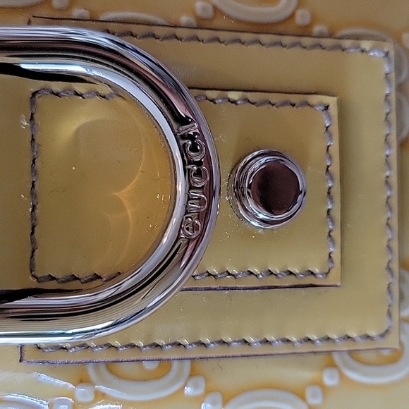 Gucci Vintage Yellow Patent leather tote – EUC - Picture 6 of 11